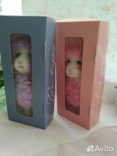 Овечка валяная из шерсти