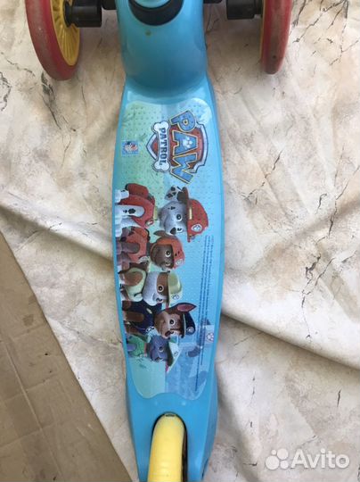 Самокат детский трехколесный бу