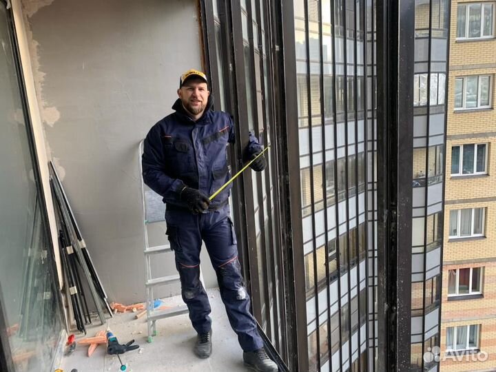 Замена холодного фасадного остекления на теплое