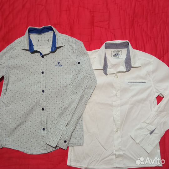 Рубашки на мальчика, рост 122