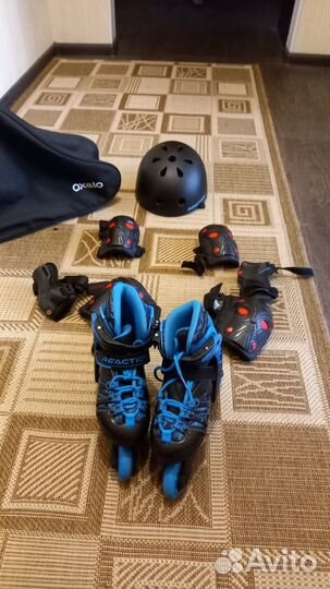 Детские ролики с защитой