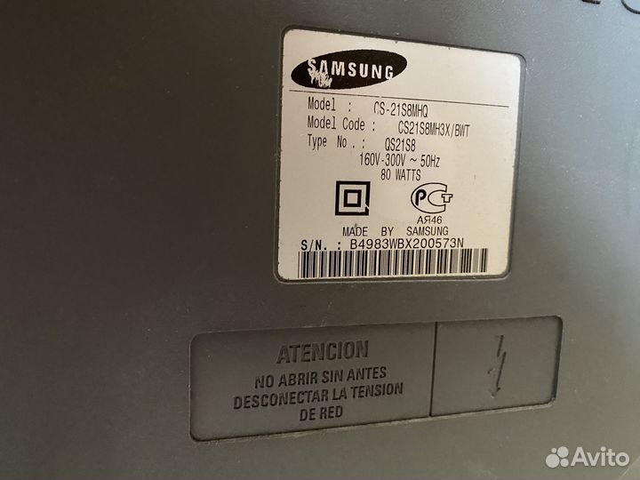 Телевизор samsung cs-21s8mhq
