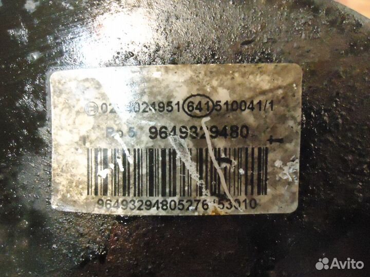 Вакуумный усилитель тормозов Peugeot 1007