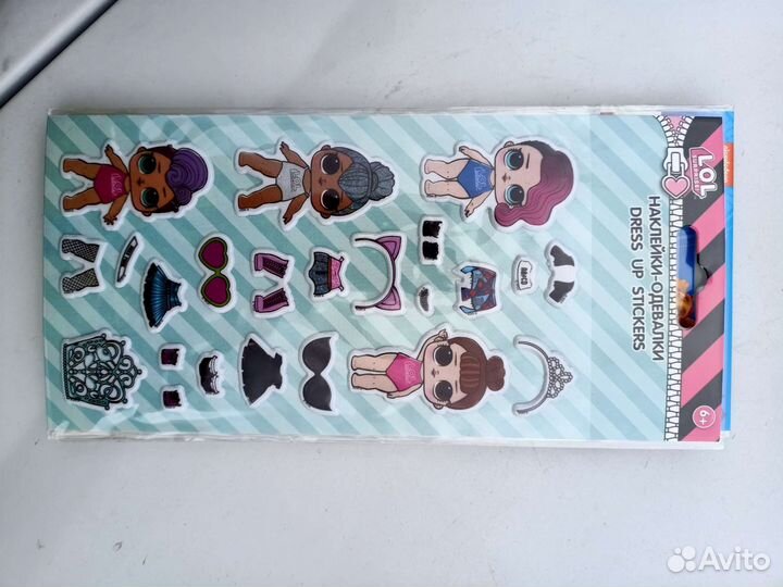 Наклейки щенячий патруль и лол