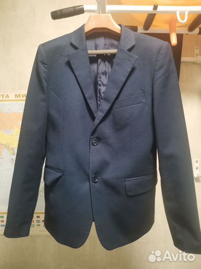 Пиджак школьный для мальчика 158