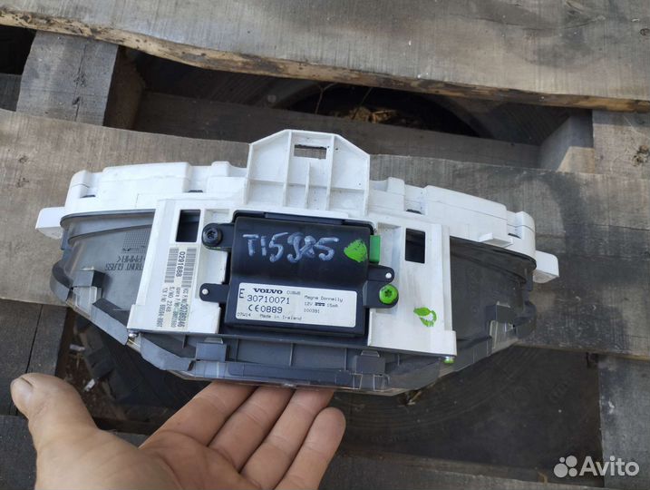 Volvo s40 v50 c30 щиток приборов русский язык