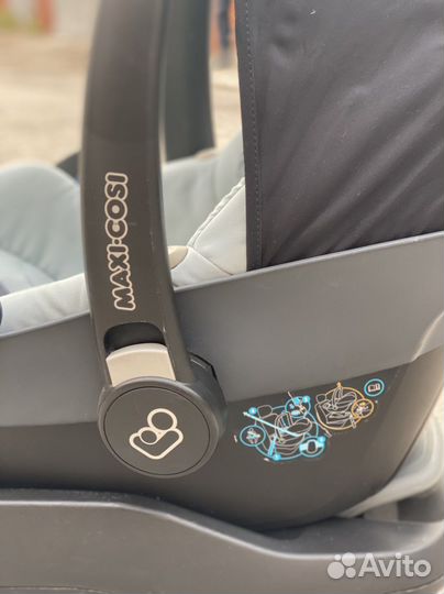 Автокресло с базой maxi cosi pebble