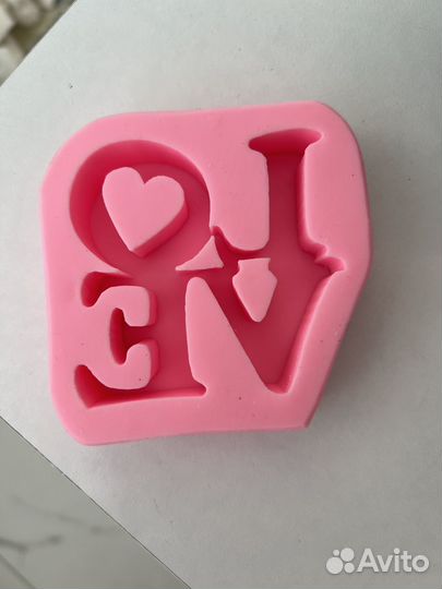Молд силиконовый для гипса, для свечей