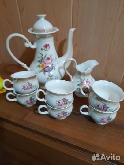 Чайный сервиз новый на 6 персон