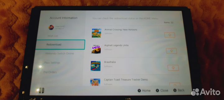 Nintendo switch oled с играми