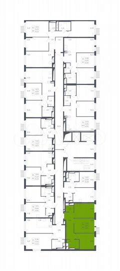 2-к. квартира, 48,1 м², 15/17 эт.