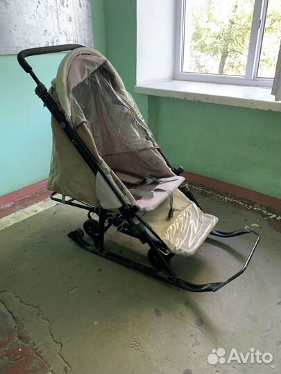 Детские санки коляска бу