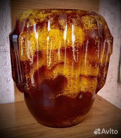 Большая Ваза вспененное цветные оргстекло СССР