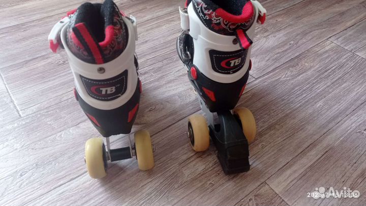 Роликовые коньки детские раздвижные