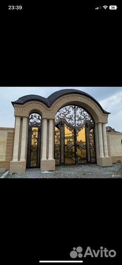 Кованые ворота под ключ с установкой и доставкой
