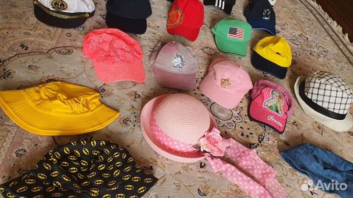 Кепки, бейсболки, шляпы