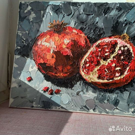 Картина маслом на холсте натюрморт ручная работа