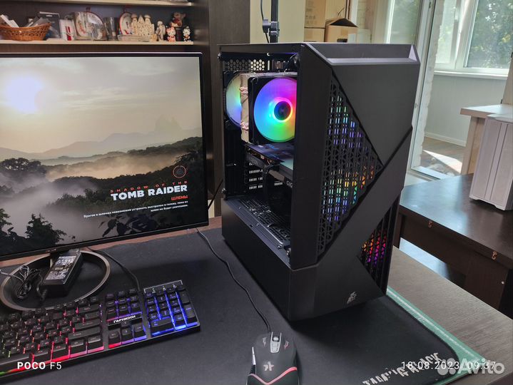 Игровой комп Ryzen 5 5500+ Sapphire Pulse RX 6600