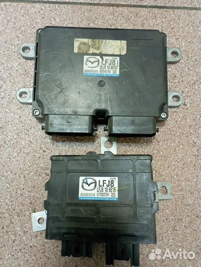 Эбу блок управления двигателем и АКПП mazda 6