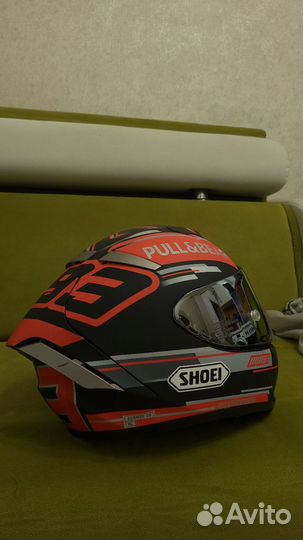 Мотошлем shoei x-spirit 3 реплика L размер