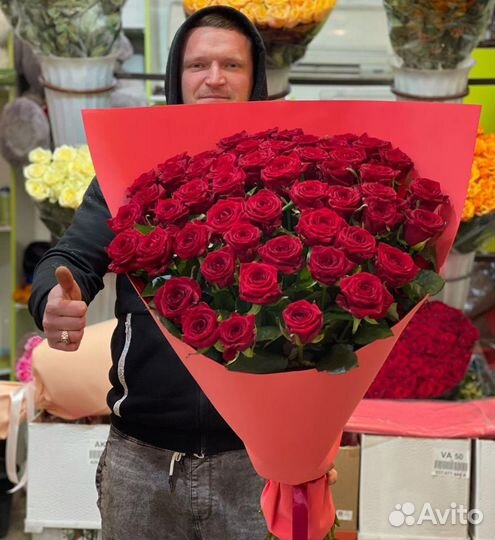 Роза Доставка цветов роз 101 71 51