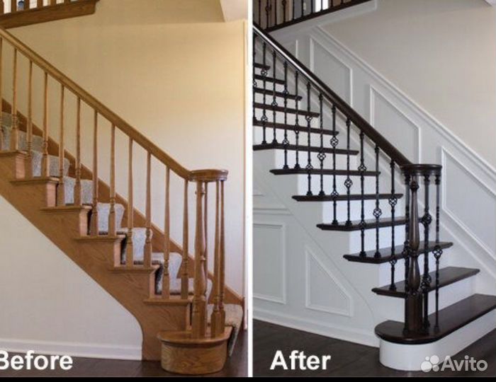 Реставрация мебели, лестниц, дверей