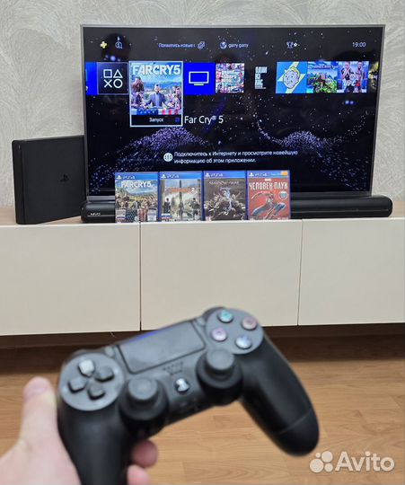 Sony playstation 4 Slim 1Tb + Игры /PS4 Slim