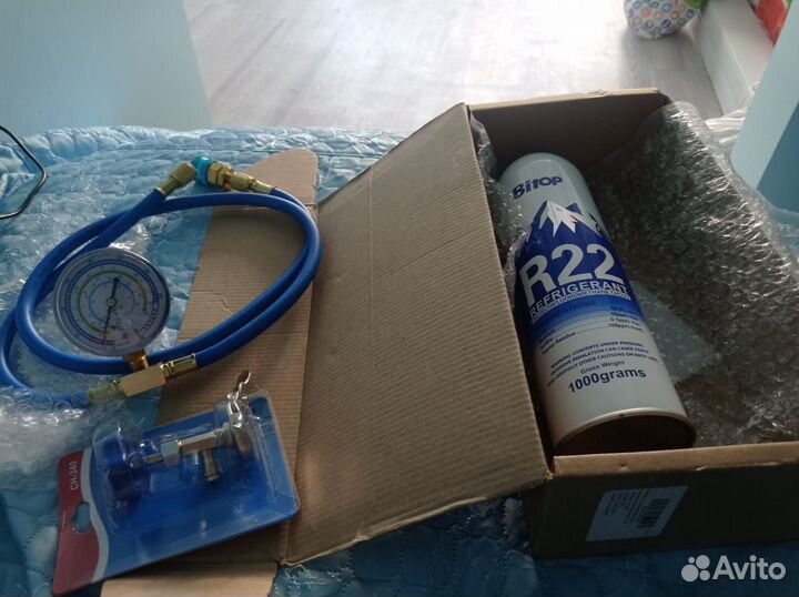 Набор для заправки кондиционера фреоном R-22