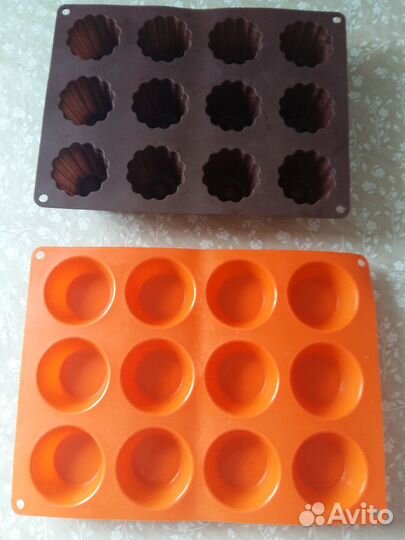Силиконовые формы для кексов