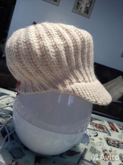 Шапка-кепка женская теплая