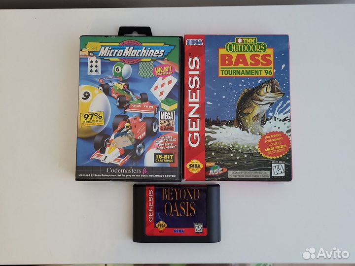 Оригинальные картриджи sega genesis