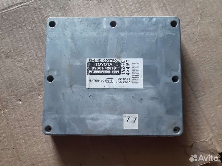 Эбу блок управления двигателем Toyota RAV4 2