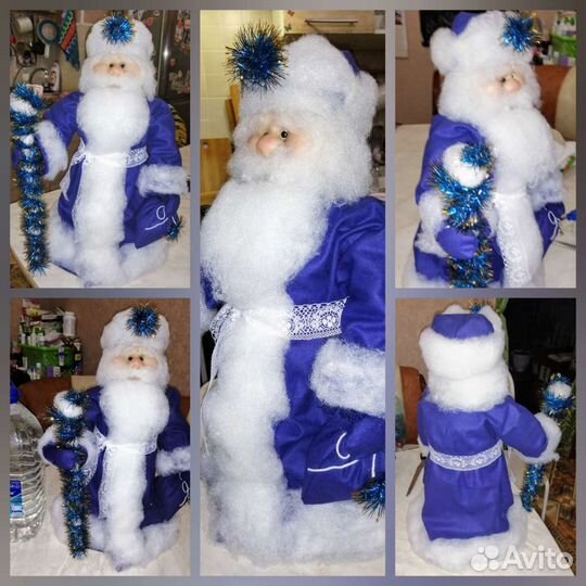 Кукла Дед Мороз, ручная работа