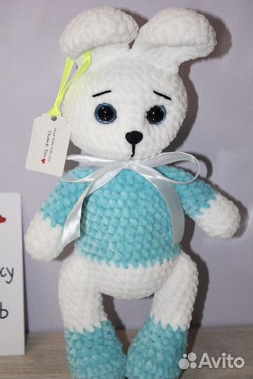 Плюшевый кролик игрушка зайчик заяц подарок