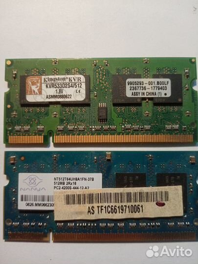Оперативная память Kingston kvr533d2s4/512