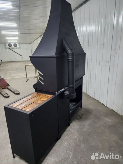 Мангал с вытяжкой