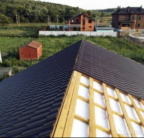 Крыша кровельные работы