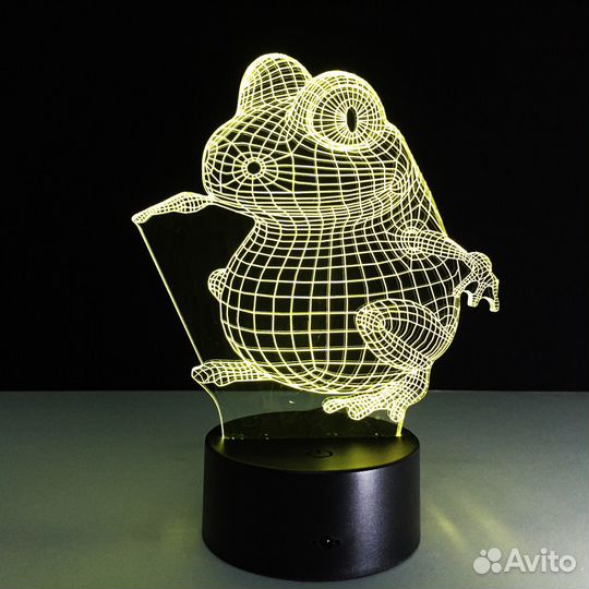 3d светильник ночник