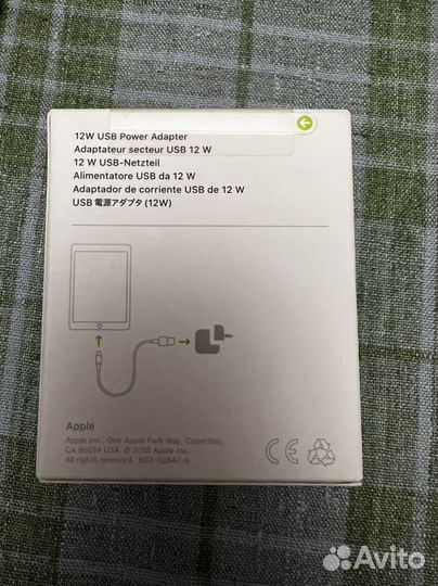 Зарядка Apple USB 12W Power Adapter