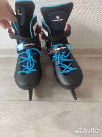 Коньки раздвижные nordway 38-41