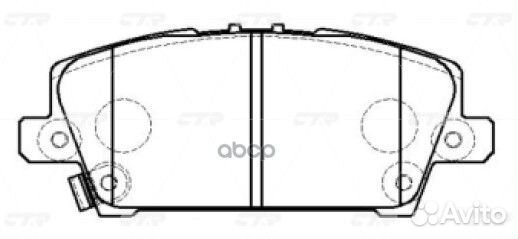 Колодки GK0388 CTR