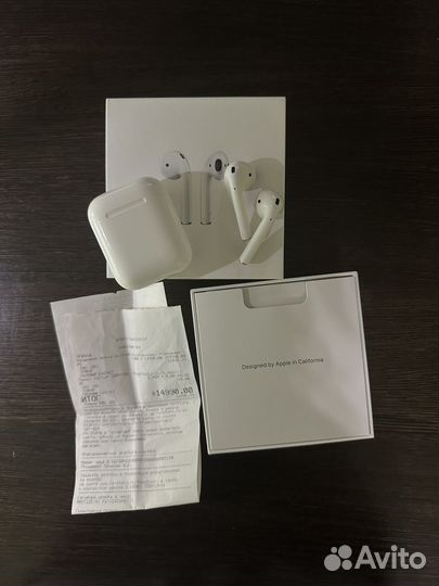 Беспроводные наушники apple airpods 1