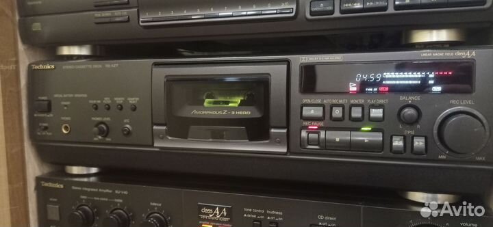Кассетная дека technics rs az7
