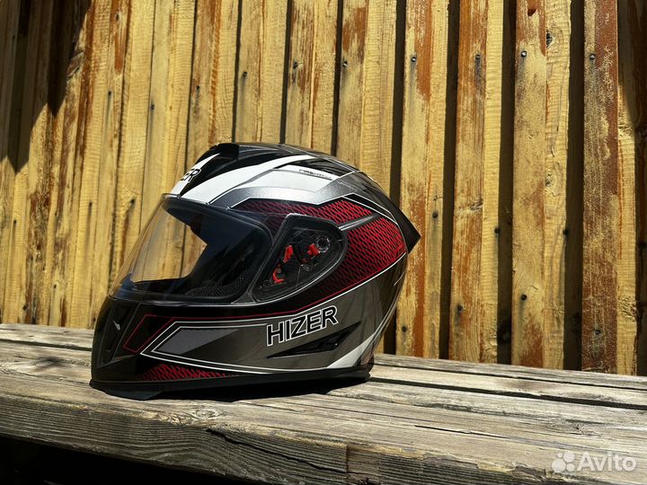 Мотошлем Hizer интеграл