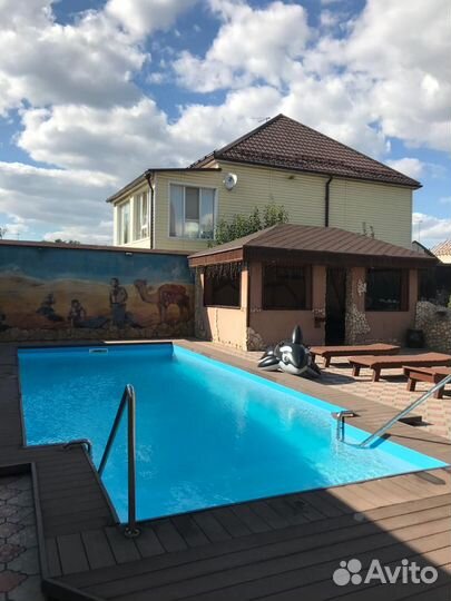 Баня сауна с бассейном