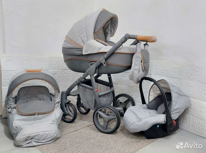 Коляска Adamex Neonex 3в1 легкая