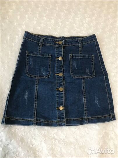 Юбка джинсовая