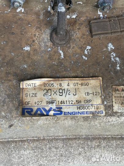 Кованые японские Rays GT-Ego R20 5-112