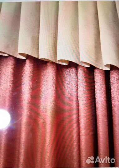 Комплект шторы с ламбрекеном и покрывало