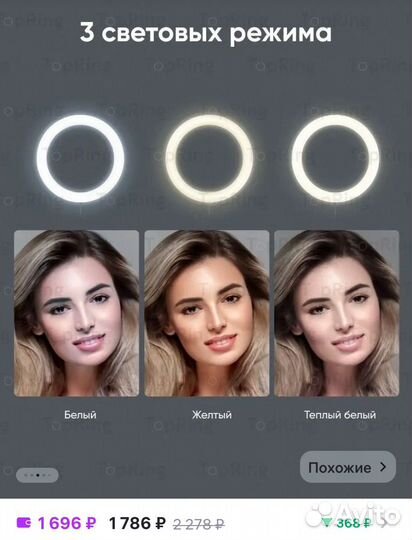 Лампа кольцевая